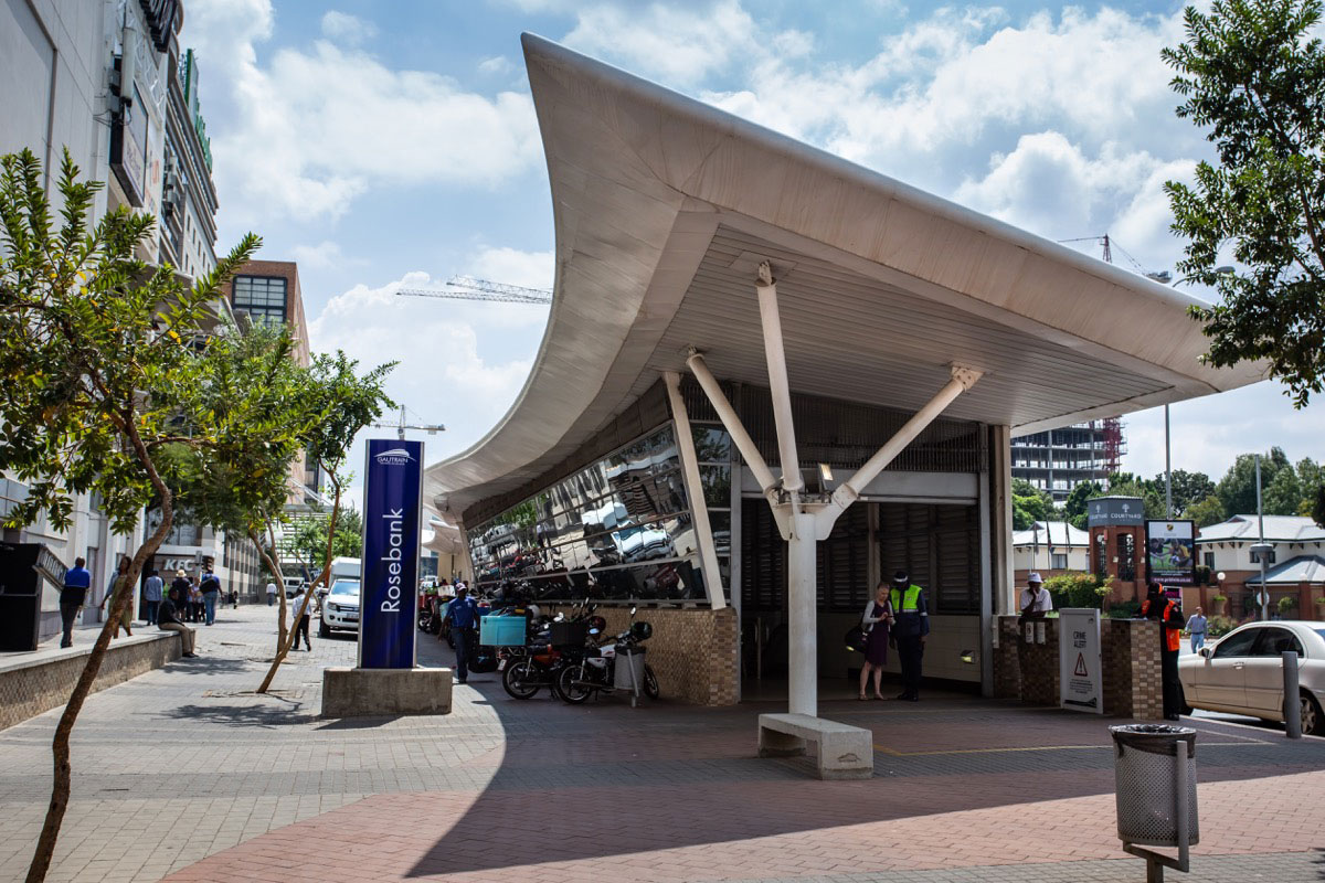 Rosebank Gautrain station nearby