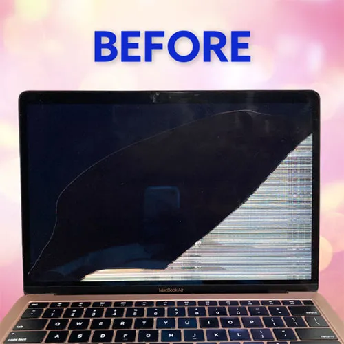 Laptop 1 before repair