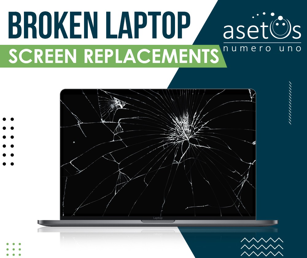 Screen Replacements — cracked laptop screens replaced same-day